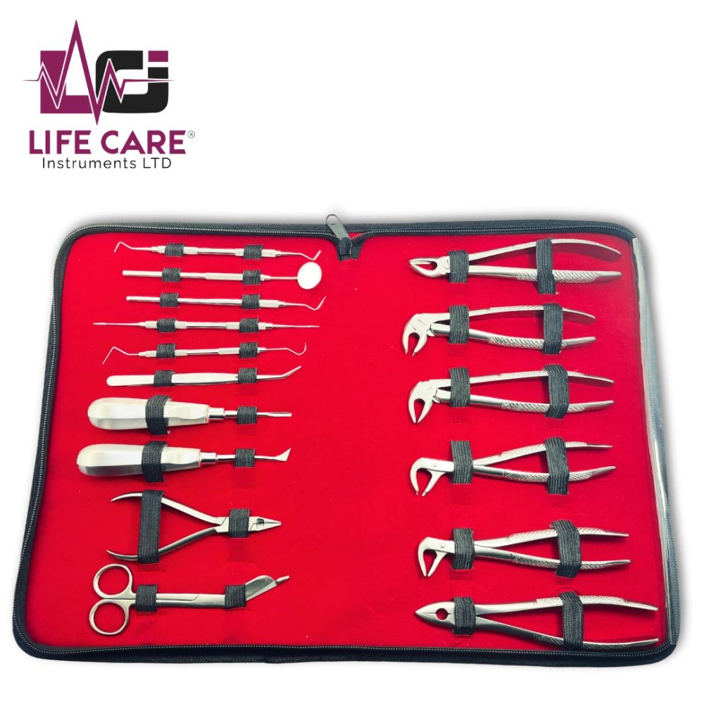 16 Pcs Dental Extracting  Forcep Oral Kit by LIFE CARE INSTRUMENTS LTD