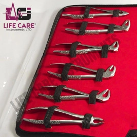 16 Pcs Dental Extracting  Forcep Oral Kit by LIFE CARE INSTRUMENTS LTD