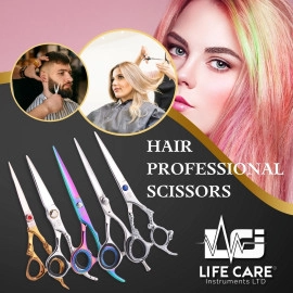 Golden Dragon Handle Professional Barber Scissor-LCI(Ltd)-Gold