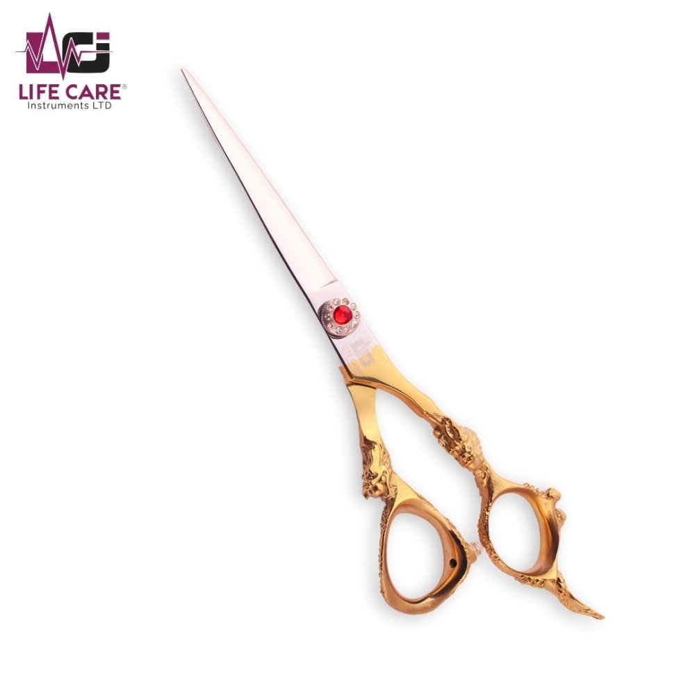 Professional Dragon Handle Barber Hair Scissor-LCI(Ltd)-Halfgold 