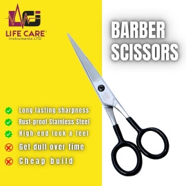 Expert Barber Hair Cutting Scissors Hairdressing Shears - LCI (Ltd)