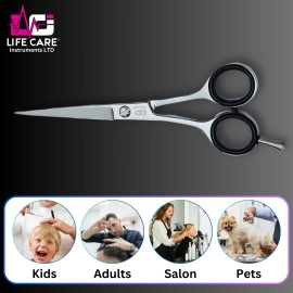 Barber Hair Cutting Scissors Hairdressing Flate Shaers Beard - LCI(Ltd)