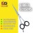 Barber Hair Cutting Scissors Hairdressing Flate Shaers Beard - LCI(Ltd)