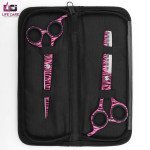 Pink Zebra Print Barber Scissors Set with Case – LCI(Ltd)