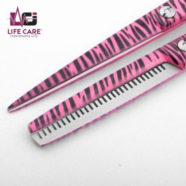 Pink Zebra Print Barber Scissors Set with Case – LCI(Ltd)
