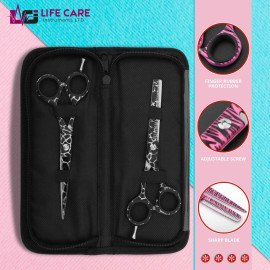 Black Giraffe Print Barber Scissors Set – LCI(Ldt)