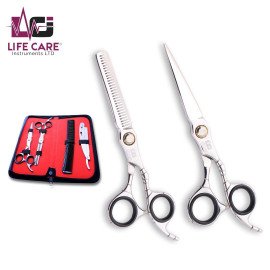 Professional Silver Hair Scissors Set-LCI(Ltd)-Silver