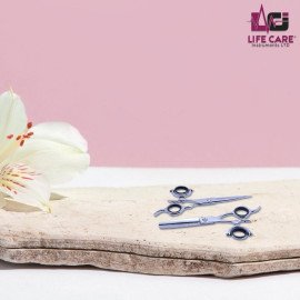 Premium Professional Hair Cutting Scissors Set-LCI(Ltd)-Silver