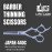 Professional Hair Scissors with Silver Dragon Handle-LCI(Ltd)-Silver