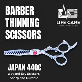 Professional Hair Scissors with Dragon Handle-LCI(Ltd)-Silver