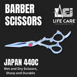 Professional Hair Scissors with Dragon Handle-LCI(Ltd)-Silver