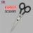Barber Scissor Stainless Steel 6.5inch-LCI (Ltd)-(black)