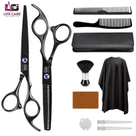 11 Pieces Hair Cutting Scissors Set - LCI (LTD)