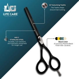 Premium Quality Hairdressing Scissors Set-LCI(Ltd)-Black