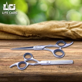 Professional Hair Cutting Barber Scissors Set-LCI(Ltd)-Silver