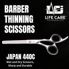 Professional Hair Cutting Barber Scissors Set-LCI(Ltd)-Silver