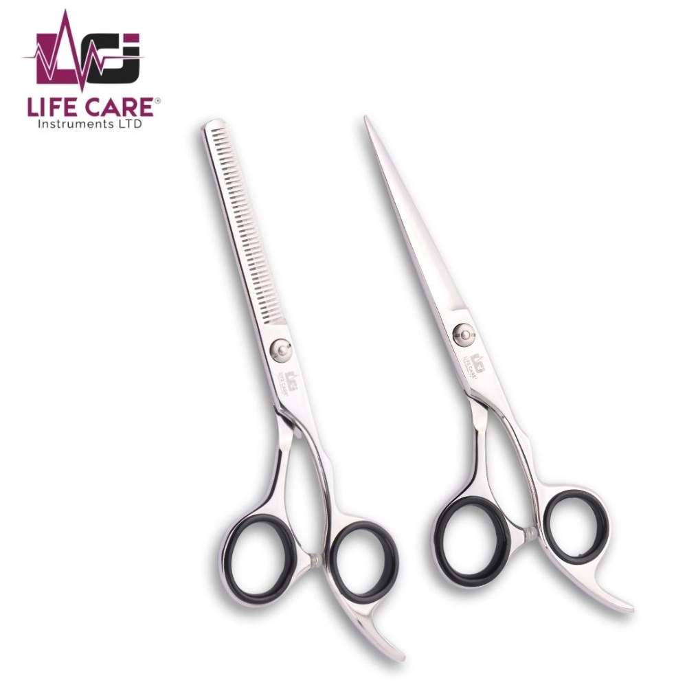 Professional Hair Cutting Barber Scissors Set-LCI(Ltd)-Silver