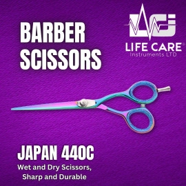Rainbow-Finish Professional Hairdressing Scissor Set-LCI(Ltd)-Multicolor