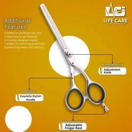 Premium Quality Hairdressing Scissors Set-LCI(Ltd)-Silver