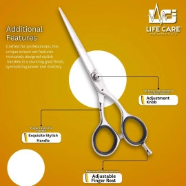 Premium Quality Hairdressing Scissors Set-LCI(Ltd)-Silver