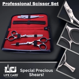 Premium Quality Hairdressing Scissors Set-LCI(Ltd)-Silver