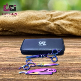 Professional Sleek Multicolor Hair Scissors-LCI(Ltd)-Multicolor