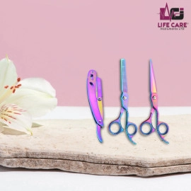 Professional Sleek Multicolor Hair Scissors-LCI(Ltd)-Multicolor
