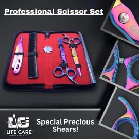 Professional Sleek Multicolor Hair Scissors-LCI(Ltd)-Multicolor