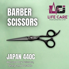 Professional Black-Finish Hairdressing Scissor Set-LCI(Ltd)-Black