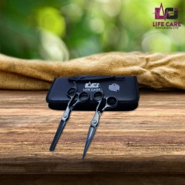 Professional Black-Finish Hairdressing Scissor Set-LCI(Ltd)-Black