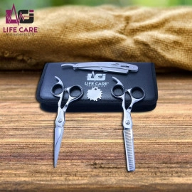Professional Silver Hairdressing Scissors Set-LCI(Ltd)-Silver