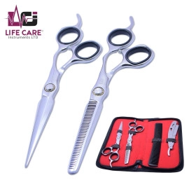 Professional Unique Design Hair Scissors Set-LCI(Ltd)-Silver