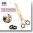 Ultra-sharp hair cutting barber scissors-LCI (Ltd)-(Gold)
