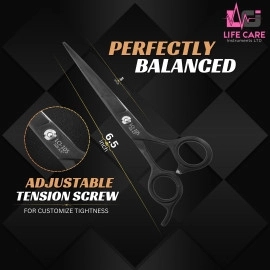 Premium hair cutting barber scissors-LCI (Ltd)-(Black)