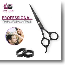 Best Professional Hair Cutting Scissors 6 inch - LCI (Ltd)-(Black)