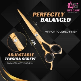 Premium Quality Barber Hair Scissors 6.5inch- LCI(Ltd)-(Gold)