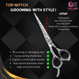 Barber Hair Cutting Scissors 6.5 inch-LCI (Ltd)-(Paper-Coated)