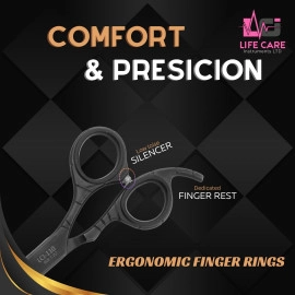 New Hair Cutting Scissors 7.25 inch-LCI (Ltd)-(Black)