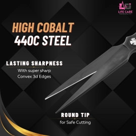 New Hair Cutting Scissors 7.25 inch-LCI (Ltd)-(Black)