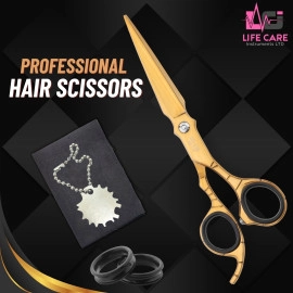 New Hair Cutting Barber Scissors 7.25 inch - LCI (Ltd)-(Gold)
