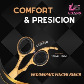 New Hair Cutting Barber Scissors 7.25 inch - LCI (Ltd)-(Gold)