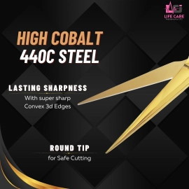New Hair Cutting Barber Scissors 7.25 inch - LCI (Ltd)-(Gold)