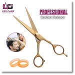 Professional Hair Scissors Stainless Steel-6 inch-LCI (Ltd)-(Gold)