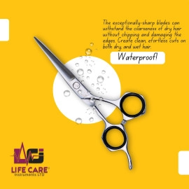 Professional Barber Scissors by Life Care Instruments LTD – Precision Hair Cutting Shears for Expert Stylists