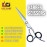 Professional Barber Scissors by Life Care Instruments LTD – Precision Hair Cutting Shears