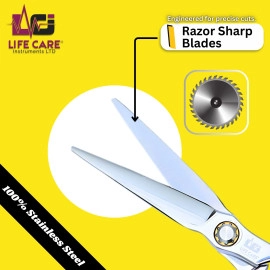 Professional Barber Scissors by Life Care Instruments LTD – Precision Hair Cutting Shears
