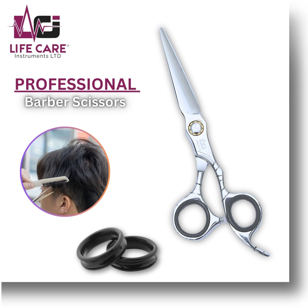 Professional Barber Scissors by Life Care Instruments LTD – Precision Hair Cutting Shears