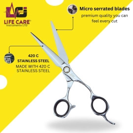 Professional Barber Scissors – High-Quality Haircutting Shears by Life Care Instruments LTD
