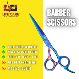 Best High-Quality Multi Hair Cutting Barber Scissors-LCI(Ltd)-Multicolor