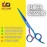 Best High-Quality Multi Hair Cutting Barber Scissors-LCI(Ltd)-Multicolor